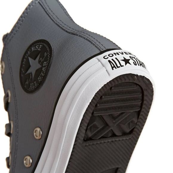 Converse Chuck Taylor All Star Classic Leather High Top Sneakers Size 5 Junior - Picture 3 of 10